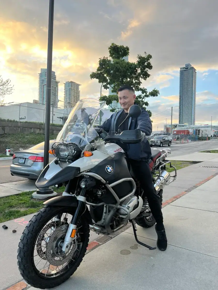 BMW adventure motorcycle owner