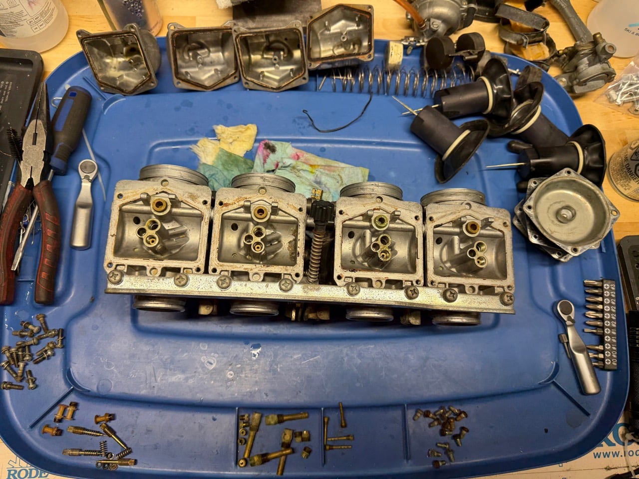 1987 Kawasaki GPZ750 Carburetor Rebuild
